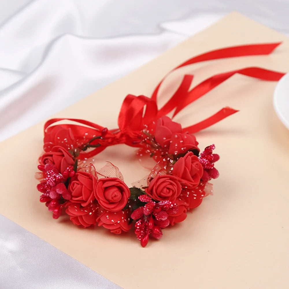 Petal Veil – Elegant Floral Wedding Headband for Brides & Special Occasions