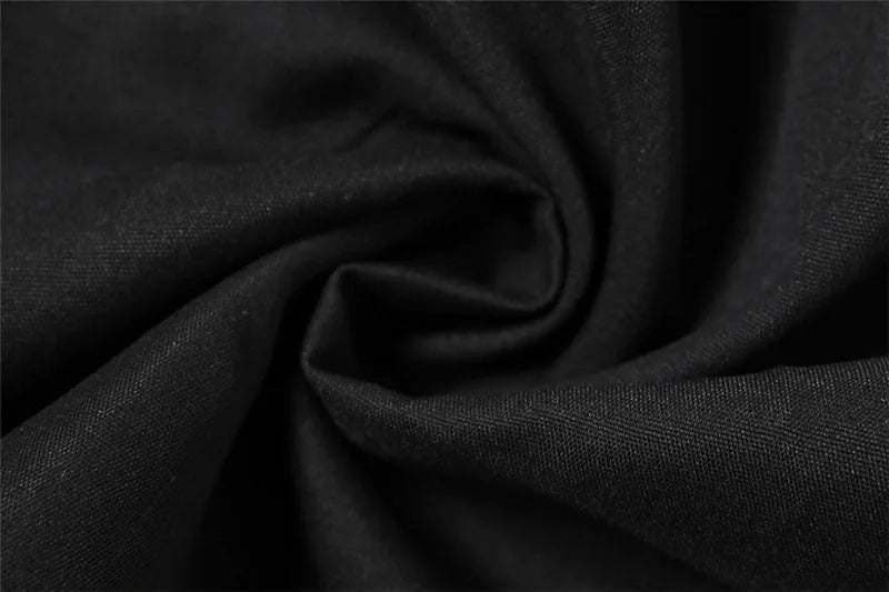 "Midnight Mirage" Sexy Backless Frill Mini Halter Dress