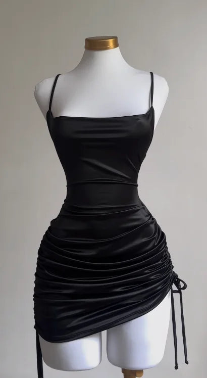Lace-Up Halter Spice Bag Dress: A Bold Summer Statement