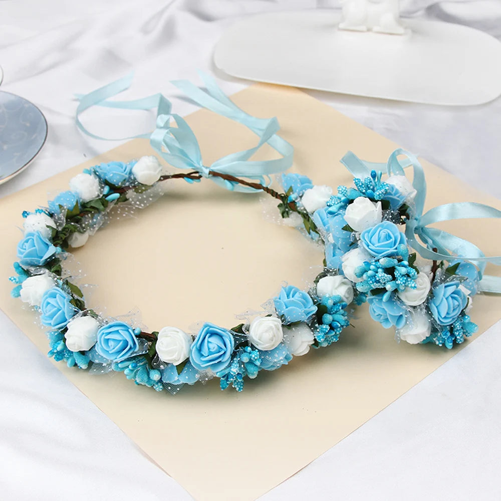 Petal Veil – Elegant Floral Wedding Headband for Brides & Special Occasions