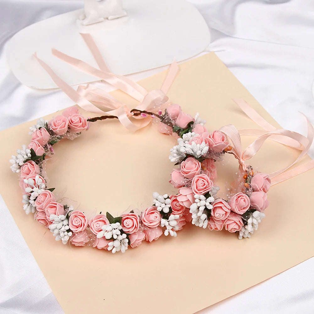 Petal Veil – Elegant Floral Wedding Headband for Brides & Special Occasions