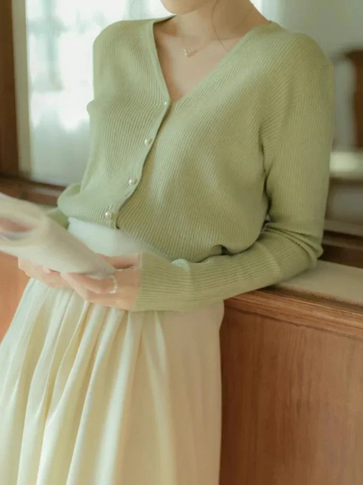 Muse Slim Knitted Cardigan