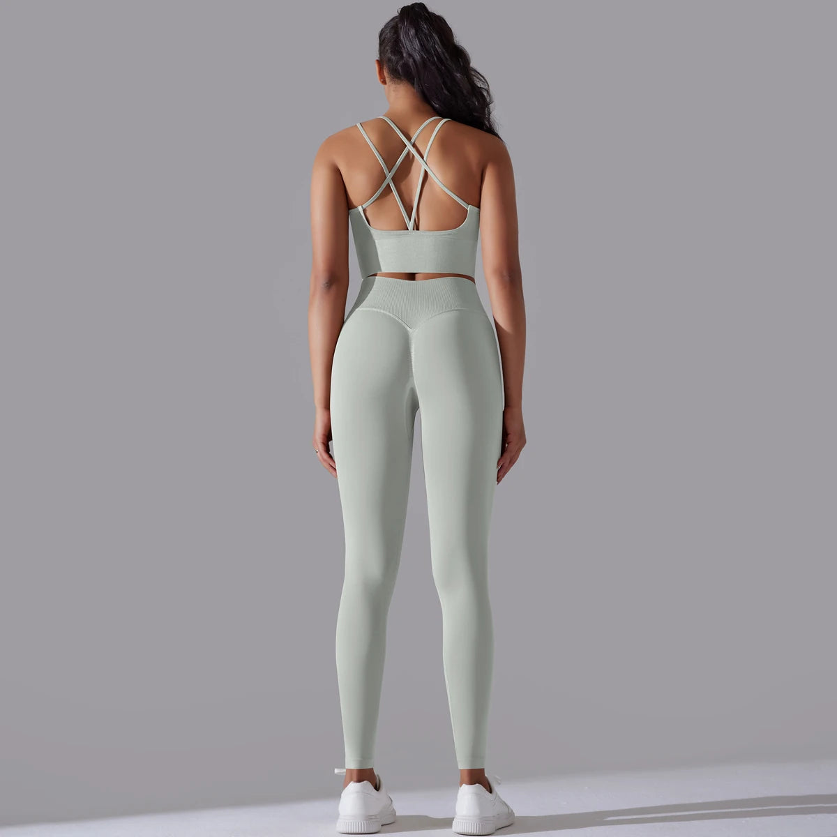 Brushed Yoga Set – A Symphony of Strength & Serenity