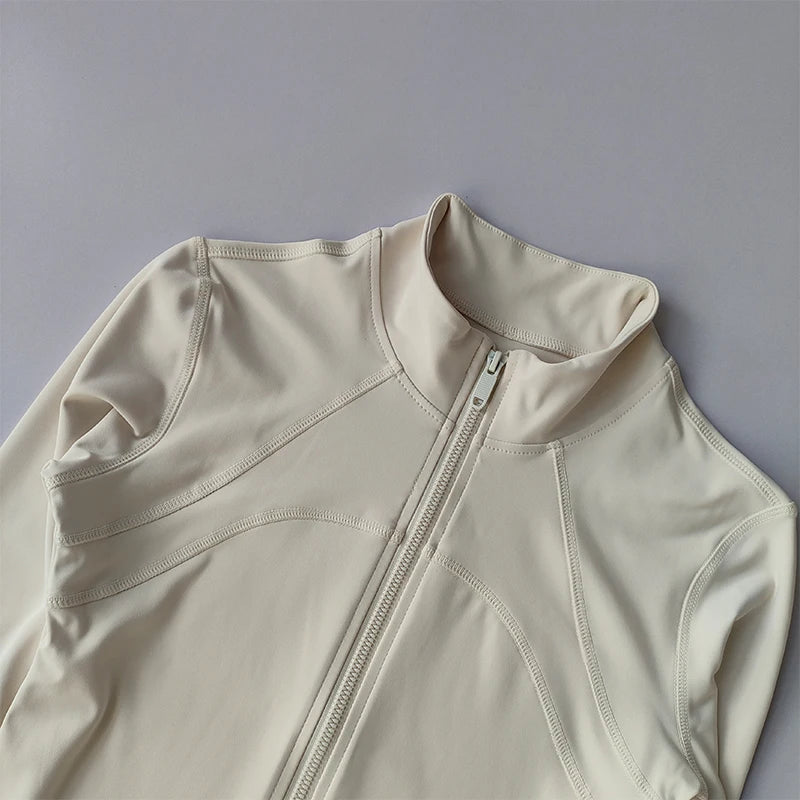 Zen Motion – High-Collar Windproof Training Jacket