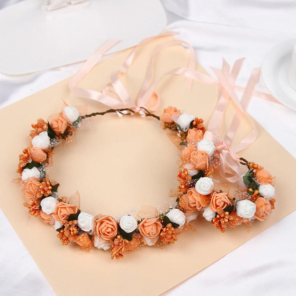 Petal Veil – Elegant Floral Wedding Headband for Brides & Special Occasions