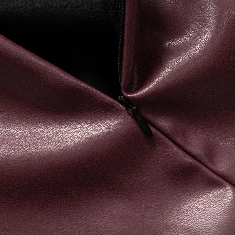 Liquid Noir: The Shard Cut PU Tank