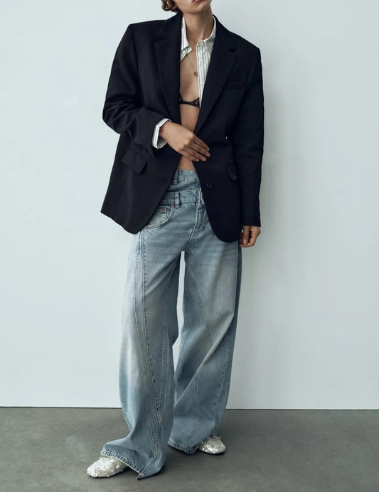 Autumn Solid Color Suit Coat