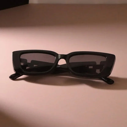 Classic Square Designer Sunglasses – Unisex Small Frame Mirror Shades | Livia & Co