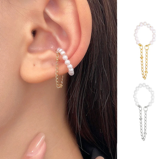 Silent Embrace – Minimalist No-Piercing Ear Cuff for Women