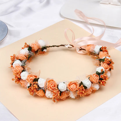 Petal Veil – Elegant Floral Wedding Headband for Brides & Special Occasions