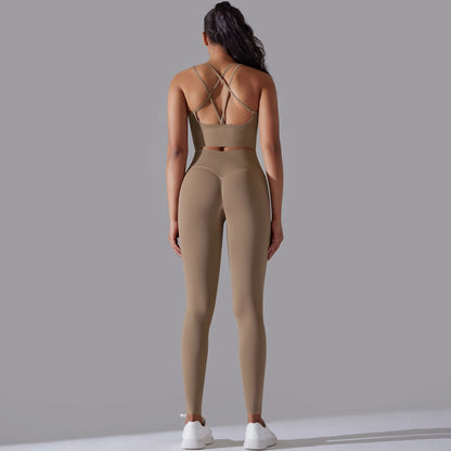 Brushed Yoga Set – A Symphony of Strength & Serenity