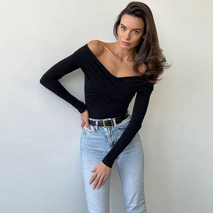 Scarlet Whispers: The Backless Symphony Bodysuit
