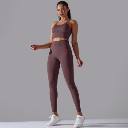 Brushed Yoga Set – A Symphony of Strength & Serenity