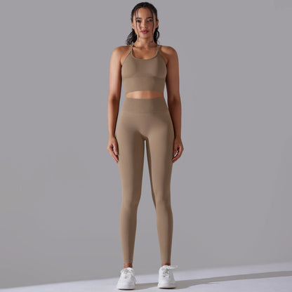 Brushed Yoga Set – A Symphony of Strength & Serenity