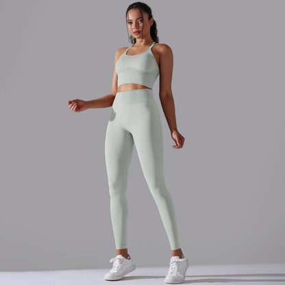 Brushed Yoga Set – A Symphony of Strength & Serenity
