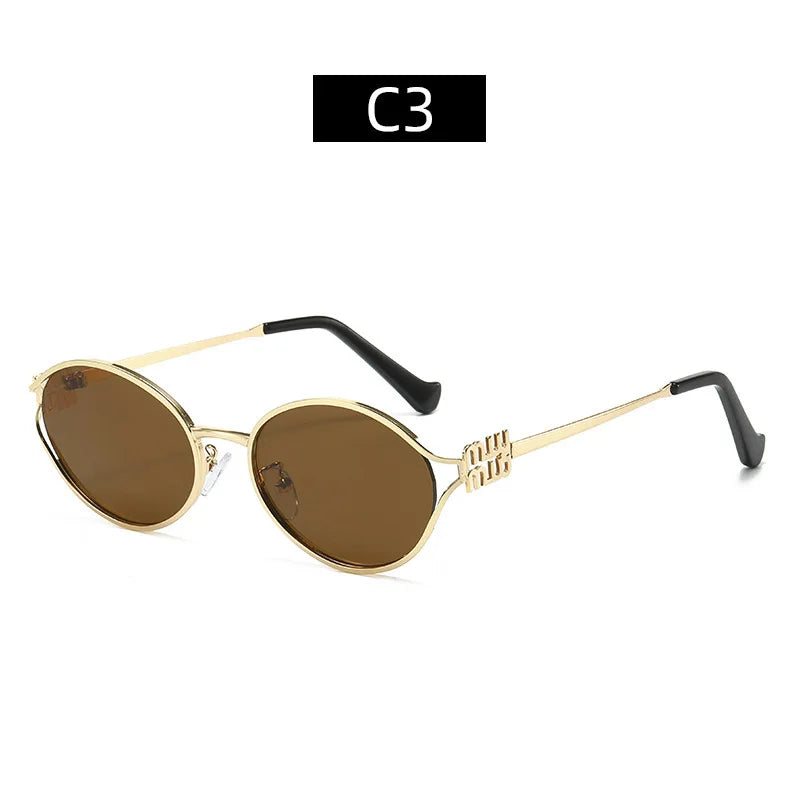 Small Metal Frame Sunglasses – Unisex Designer Optical Eyewear | Livia & Co