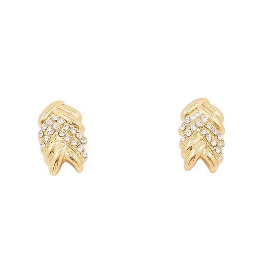 Crystal Radiance – 18k Gold Plated Necklace & Earrings Set