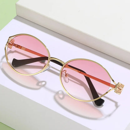 Small Metal Frame Sunglasses – Unisex Designer Optical Eyewear | Livia & Co