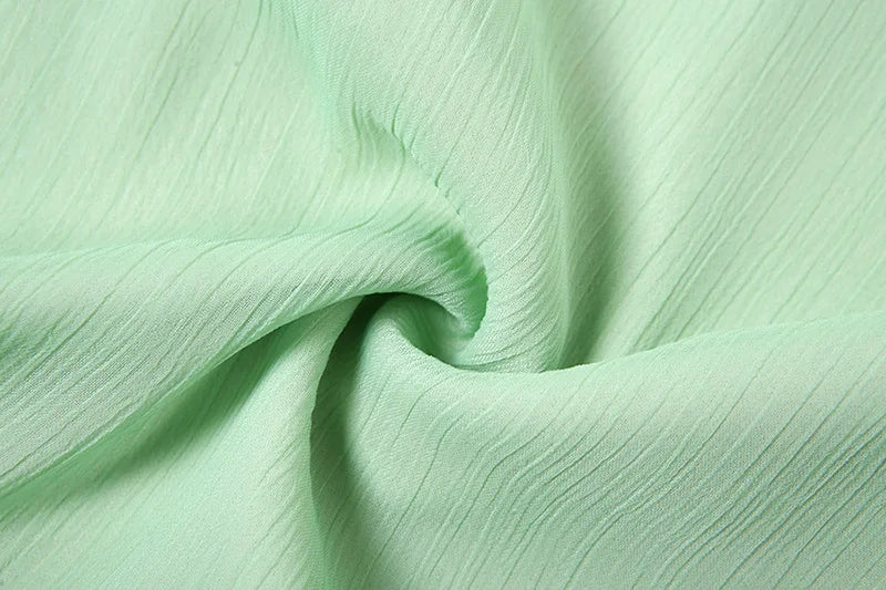 Whispers of Grace – Elegant Solid Color Cutout Ruffle Dress, Sexy Backless Slim Sling Dress