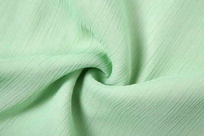 Whispers of Grace – Elegant Solid Color Cutout Ruffle Dress, Sexy Backless Slim Sling Dress
