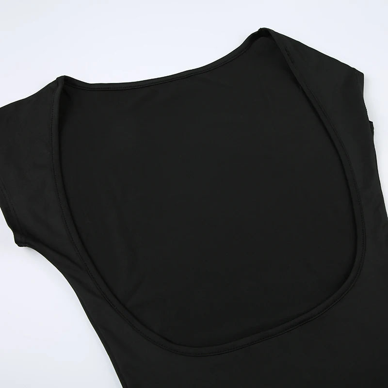 Serene Grace Backless Maxi Dress