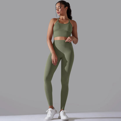 Brushed Yoga Set – A Symphony of Strength & Serenity