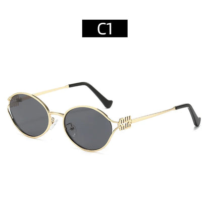 Small Metal Frame Sunglasses – Unisex Designer Optical Eyewear | Livia & Co