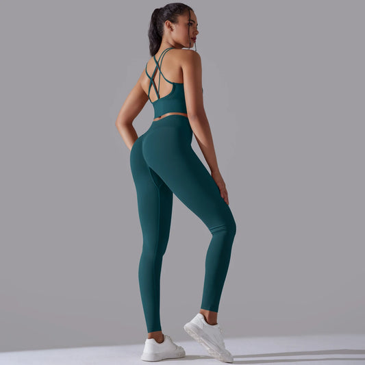 Brushed Yoga Set – A Symphony of Strength & Serenity