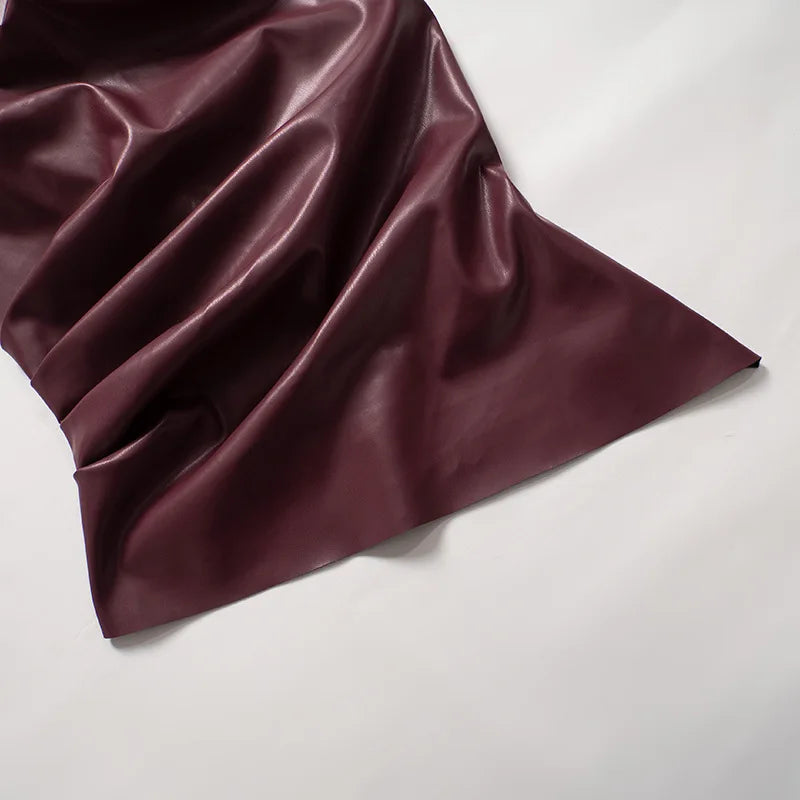 Liquid Noir: The Shard Cut PU Tank