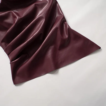 Liquid Noir: The Shard Cut PU Tank