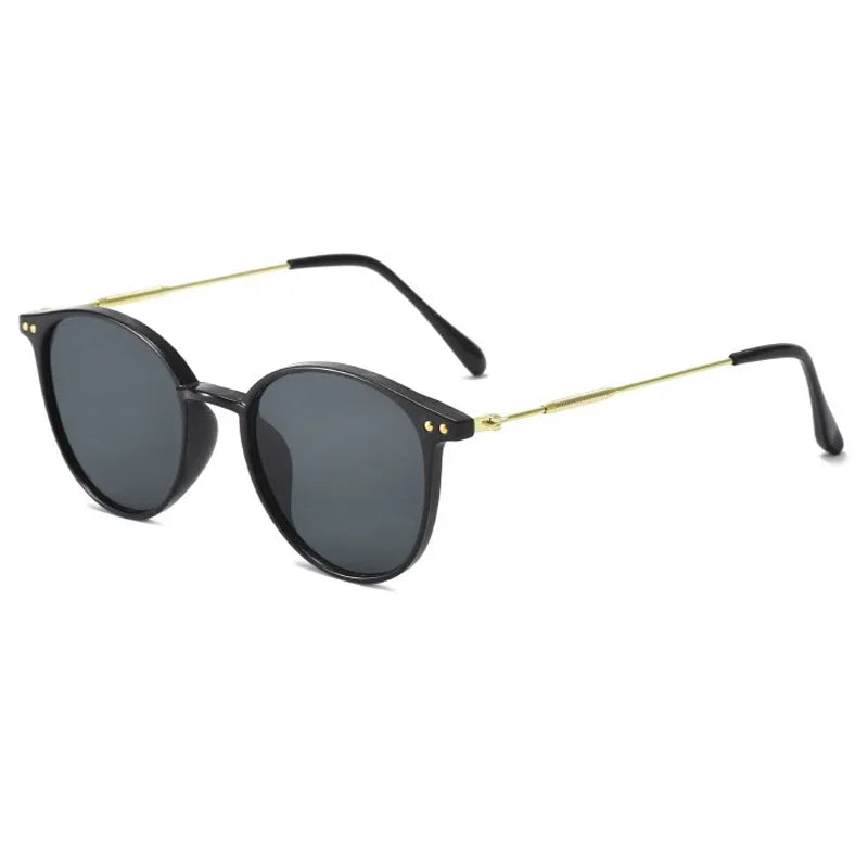 Retro Round Vintage Sunglasses for Women – UV400 Luxury Designer Shades | Livia & Co