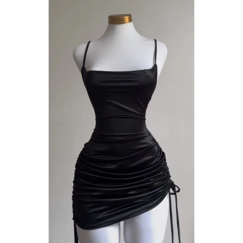 Lace-Up Halter Spice Bag Dress: A Bold Summer Statement