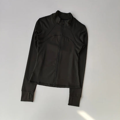 Zen Motion – High-Collar Windproof Training Jacket