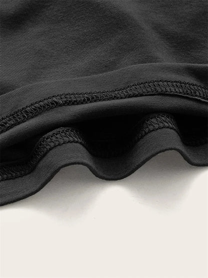 Women’s O-neck Backless T-shirt: A Symphony of Youthful Grace