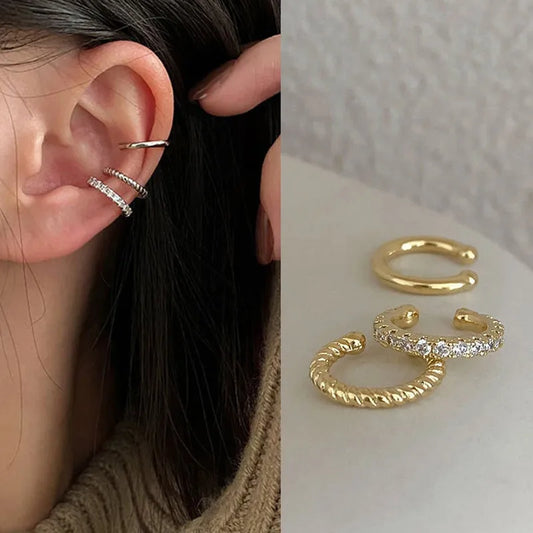 Whispers on the Wind – Non-Piercing Ear Cuff Earrings for Women