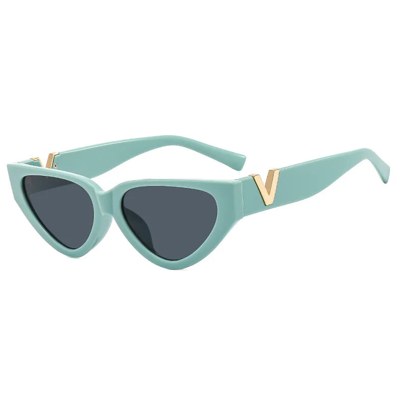 Luxury Vintage Cat Eye Sunglasses – Designer UV400 Shades for Women | Livia & Co