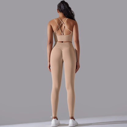 Brushed Yoga Set – A Symphony of Strength & Serenity