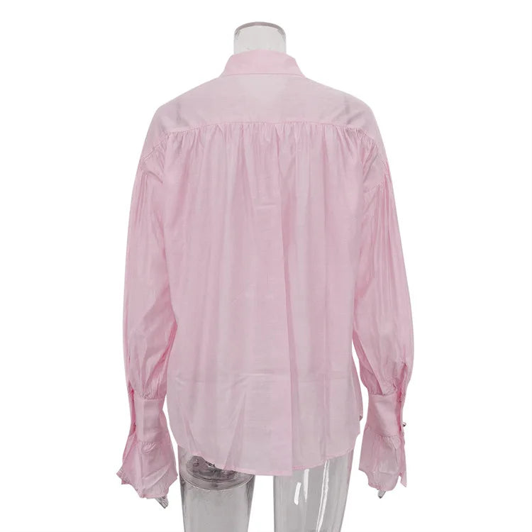Smoke & Silence: The Sheer Drift Blouse