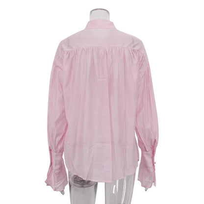 Smoke & Silence: The Sheer Drift Blouse