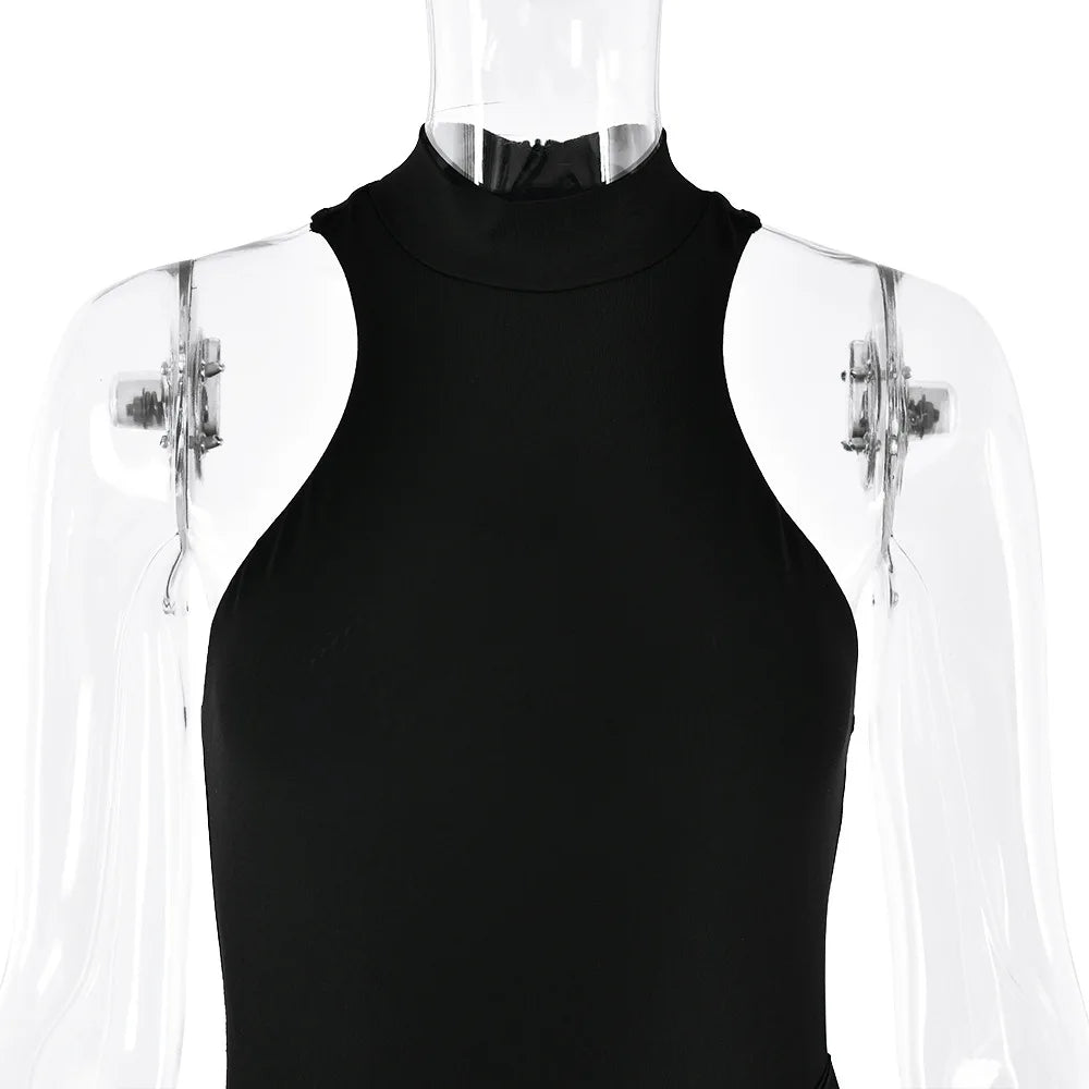 Satin Hollow Out Maxi Dress: A Symphony of Elegance and Desire