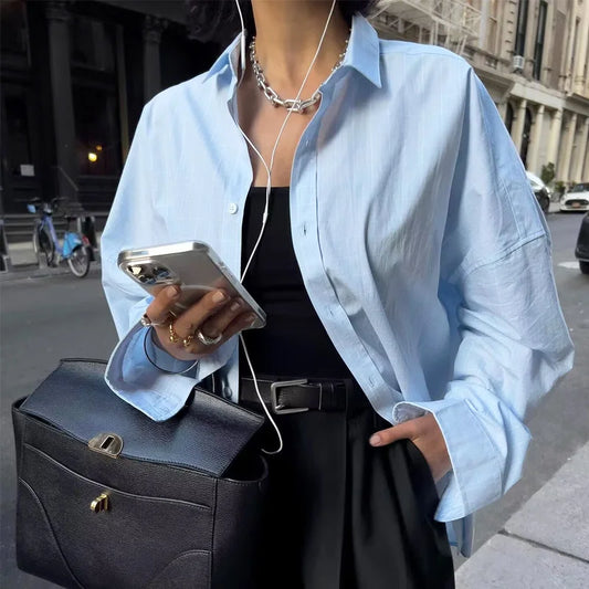 Sunlit Stripes Long Shirt