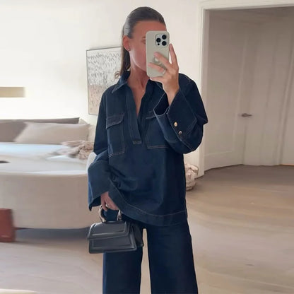 Highlighter Denim Jacket & Jeans Set