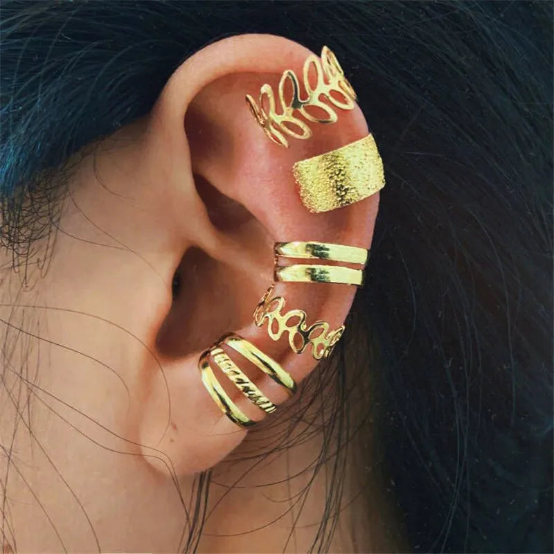 Whispers on the Wind – Non-Piercing Ear Cuff Earrings for Women