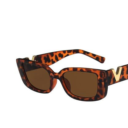 Retro Rectangle Sunglasses for Women – Small Frame Designer Shades | Livia & Co