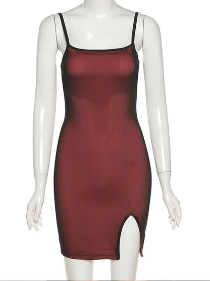 Mesh Double Layer Bodycon Dress