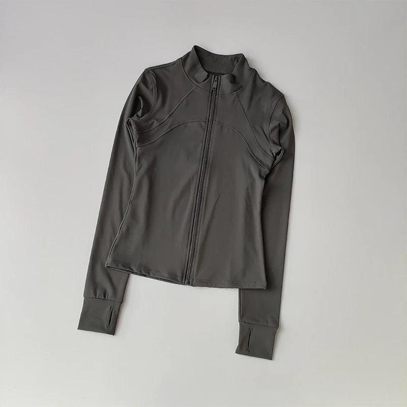Zen Motion – High-Collar Windproof Training Jacket