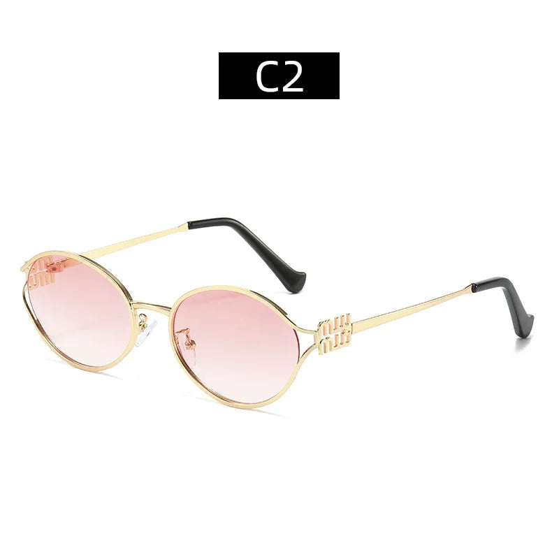 Small Metal Frame Sunglasses – Unisex Designer Optical Eyewear | Livia & Co