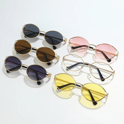 Small Metal Frame Sunglasses – Unisex Designer Optical Eyewear | Livia & Co