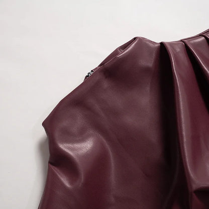 Liquid Noir: The Shard Cut PU Tank