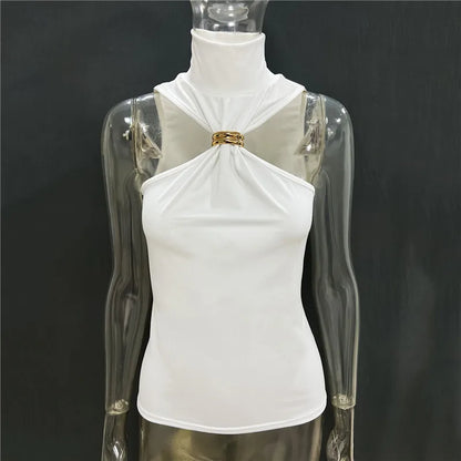 Silver Orbit: The Midnight Knit Camisole